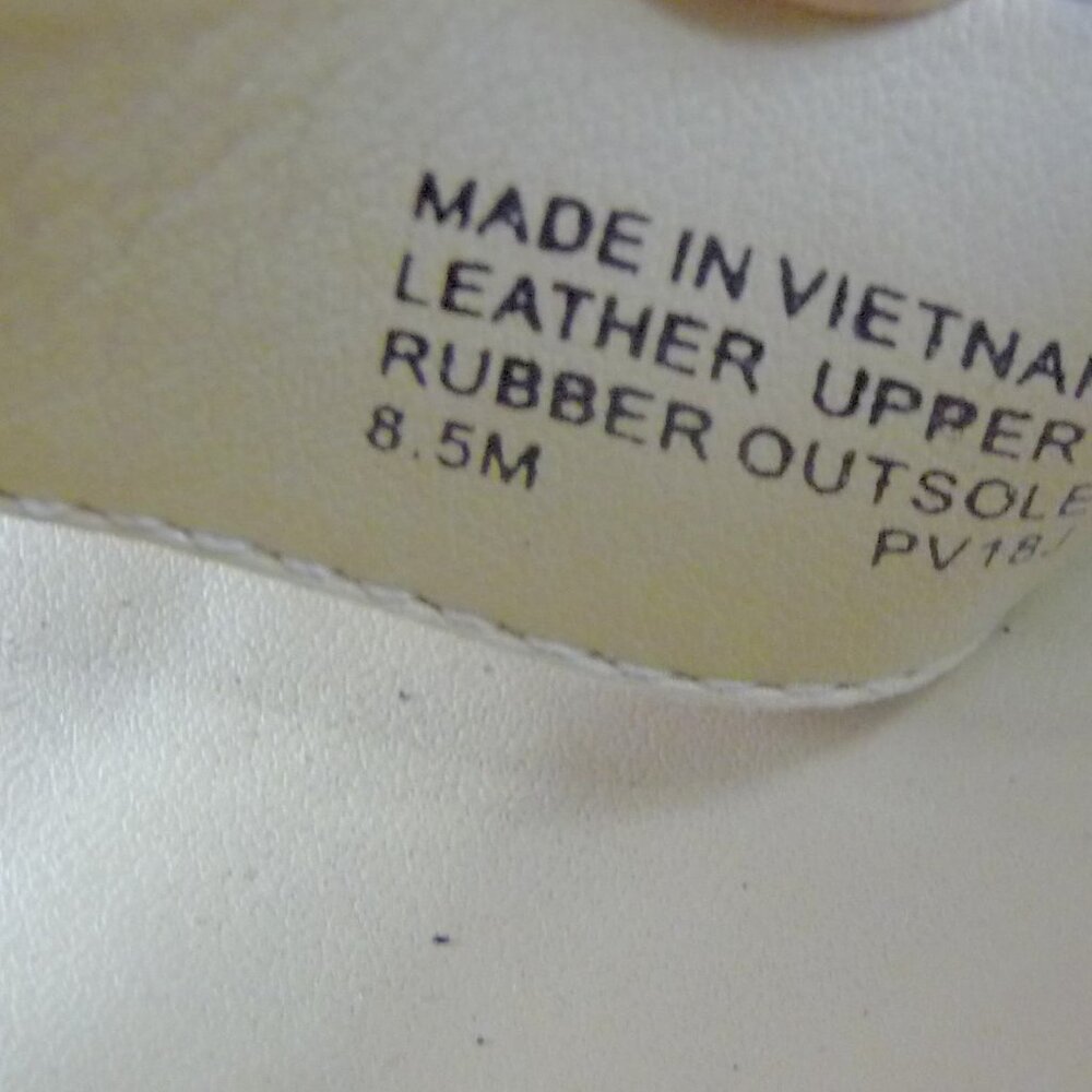 MICHAEL KORS LEATHER ESPADRILLE WEDGE 8.5 - Picture 13 of 14
